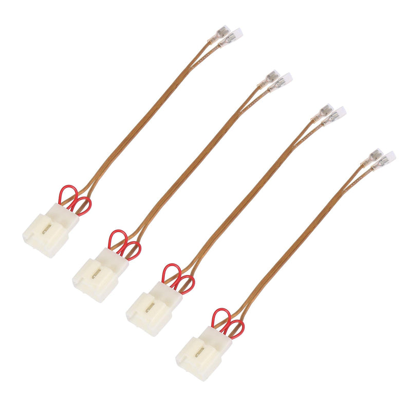 [Australia - AusPower] - X AUTOHAUX 4pcs Car Speaker Connector Wire Harness Adapter Connector for Mazda for Ford for Lincoln 