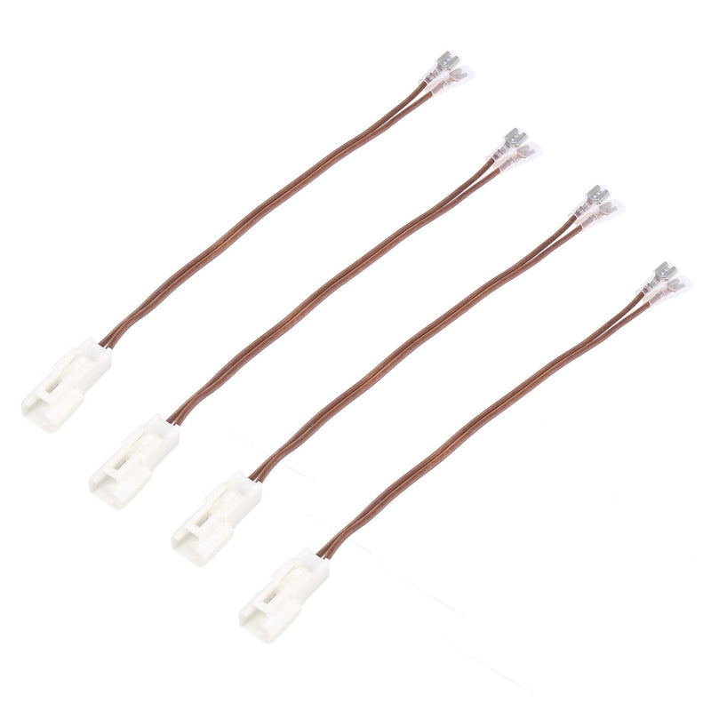 [Australia - AusPower] - X AUTOHAUX 4pcs Car Speaker Connector Wire Harness Adapter Connector for Kia for Hyundai for Toyota for Subaru for Suzuki 