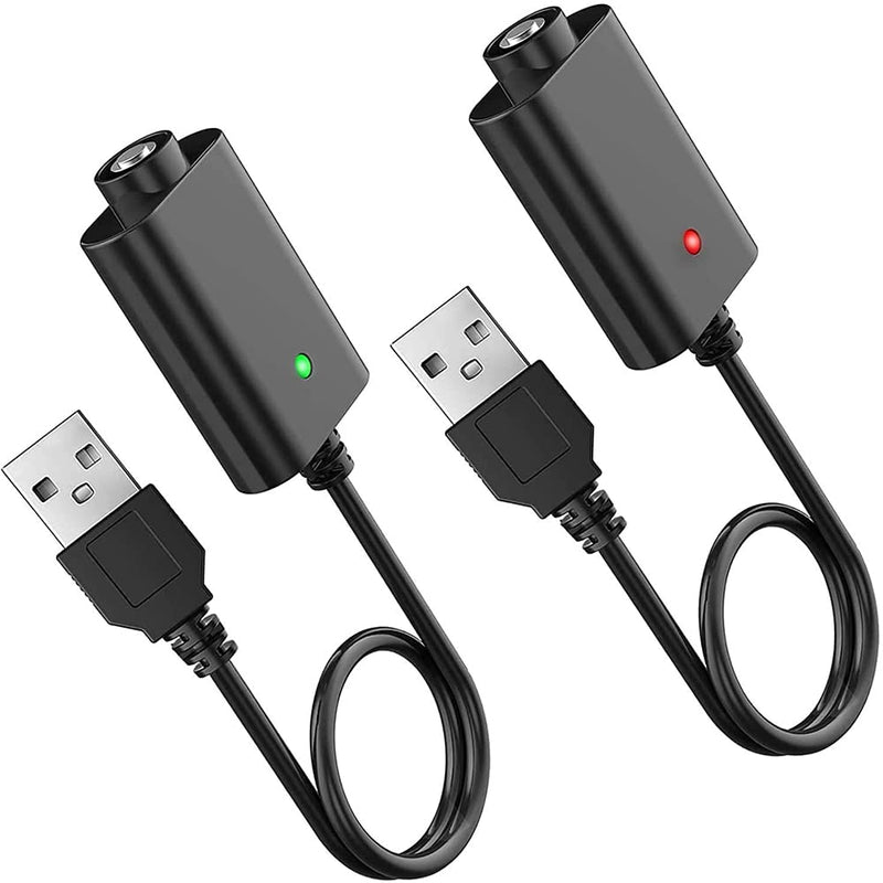 [Australia - AusPower] - USB Smart Charger Cable, 2 Pack AKWOR Smart USB Charger Compatible for USB Adapter with LED Indicator, Intelligent Overcharge Protection - 11 inches… 