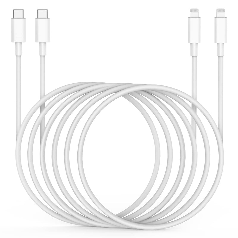 [Australia - AusPower] - USB C to Lightning Cable, JUD 10FT 2Pack Charging Cord USB-C to Lightning Cable MFi Certified with iPhone 13/13 pro/ 12/12 Mini/12 Pro Max/11/X/XS/XR/XS Max/8/Plus/7/7P 2pack-10FT lightning cable 