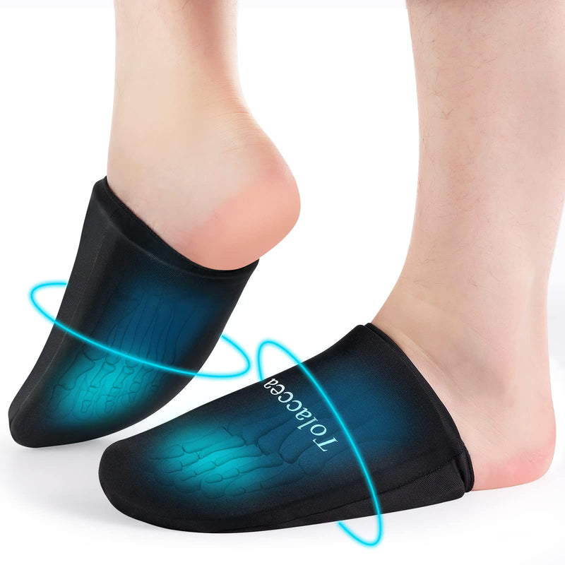 [Australia - AusPower] - Foot Ice Pack for Toes,Reusable Gel Ice Pack for Hot and Cold Therapies,Flexible Cold Pack for Foot Tendonitis, Plantar Fasciitis, Swelling, Sprained, Post-Surgery Recovery 1 Pair 