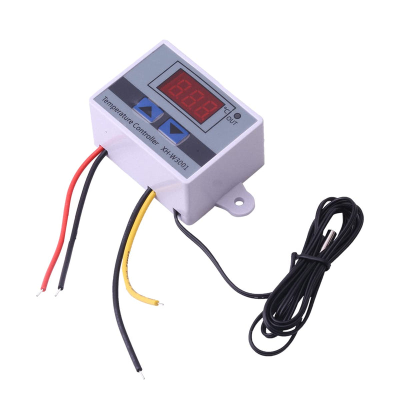 [Australia - AusPower] - DUNSI XH-W3001 LED Temperature Controller Module XH-W3001 Thermostat Switch XH-W3001 Programmable Heating Cooling Thermostat with Waterproof Probe 12V 10A 120W 