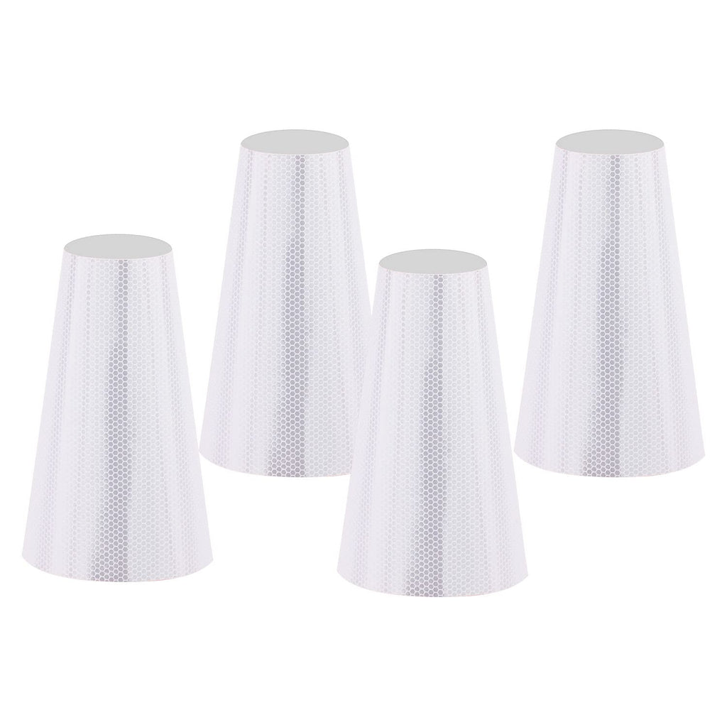 [Australia - AusPower] - [4 Pack] Traffic Safety Cones Reflective Collars 4 Pack White 