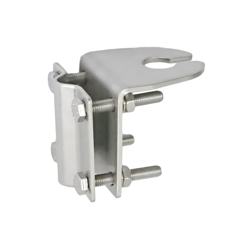 [Australia - AusPower] - UngSung Truck Antenna Mirror Mount Bracket Heavy Duty Stainless Steel Side Rail Mast Clamp Mount Accepted UHF-F, SO-239, 3/8" x 24 CB Stud, N-Female Connector for Amateur Ham, CB, TV, Mobile Antenna 
