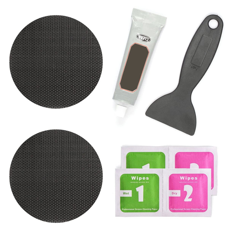 [Australia - AusPower] - ifeolo Trampoline Patch Repair Kit 4 inch Circle On Patches | Repair Trampoline Mat Tear or Hole in a Trampoline Mat 2 Piece 