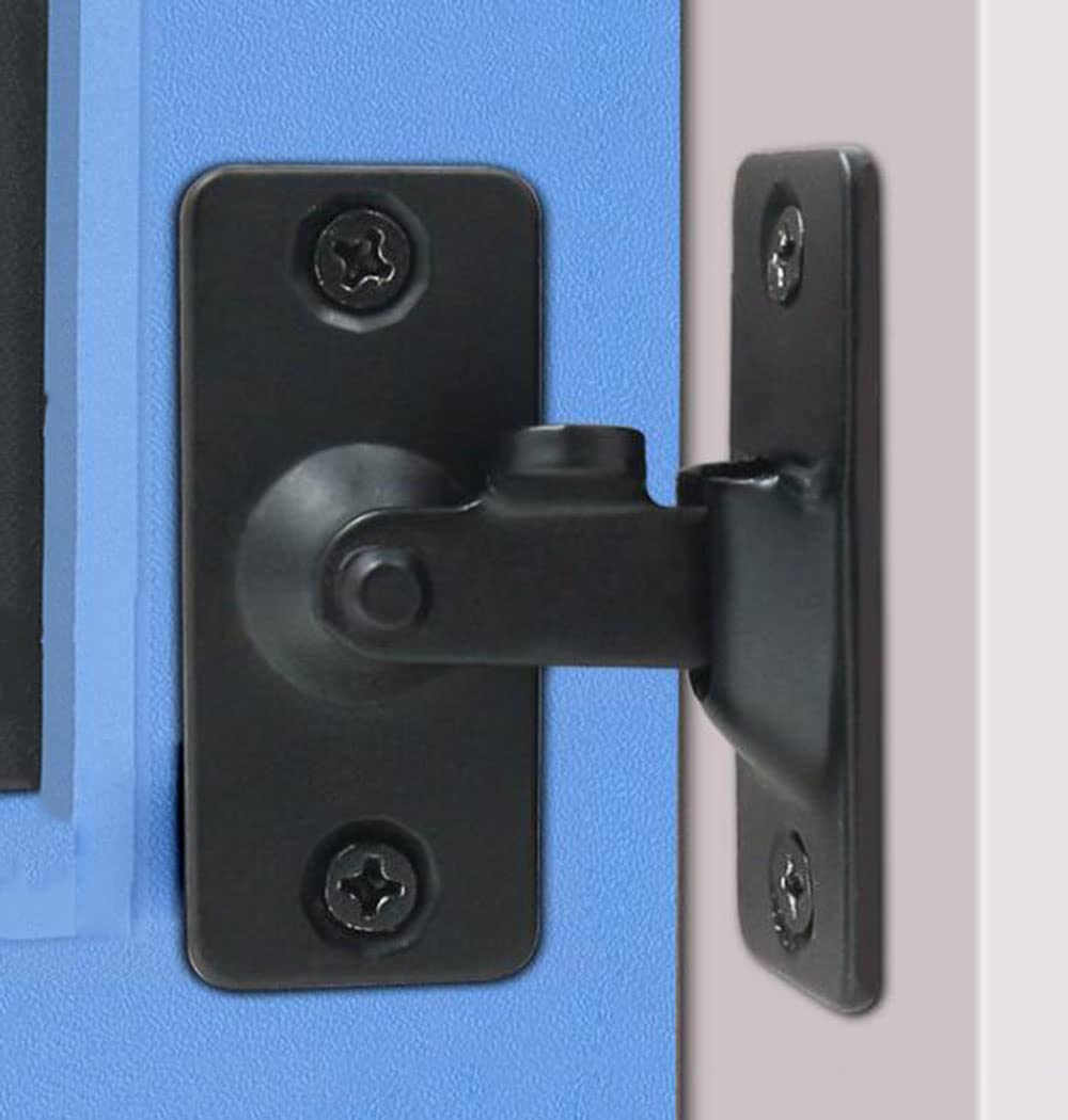 [Australia - AusPower] - Mini Version 90 Degree Lock Simple Sliding Door Buckle flip Lock Safety Door Bolt Lock Curved Door Buckle Special Door Lock 