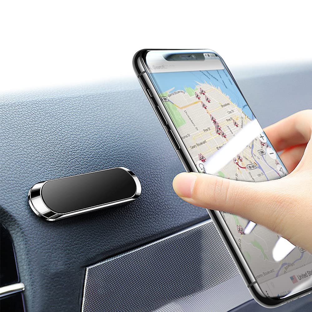 [Australia - AusPower] - JIEJIE-JJ Car Mount Magnet，180° Rotatable Magnetic Cell Phone Holder for Car , Works with All Smartphones 
