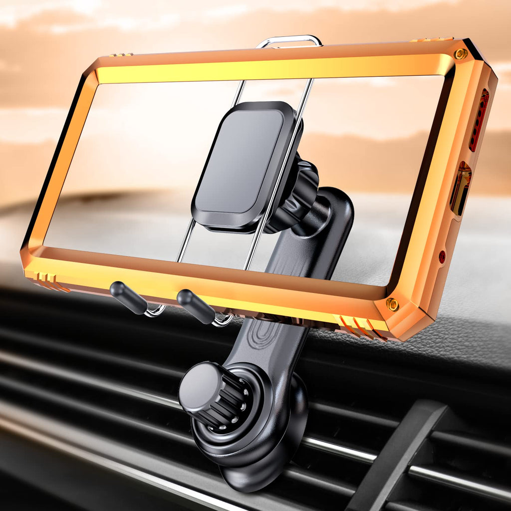 [Australia - AusPower] - eSamcore Magnetic Phone Holder for Car – [Supporting Bar] Magnetic Phone Mount for Car Vent with [360° Rotatable Arm] Powerful Phone Magnet Compatible with iPhone Samsung Cell Phone 