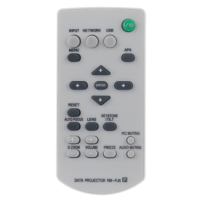 [Australia - AusPower] - New RM-PJ6 Remote Replace for Sony VPL-CS21 VPL-DX11 VPL-EW7 VPL-EX130 VPL-MX25 VPL-TX7 VPL-SW526CM VPL-SW526M VPL-SW536 VPL-SW620 VPL-SW630 VPL-SW636C VPL-SX225 VPL-SX226 VPL-SX235 VPL-SX236 VPLSX631 
