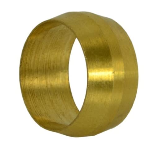[Australia - AusPower] - Brass Compression Fitting Ferrule [08CS] Sleeve Tube Fitting (1/2" Tube OD) 1/2" Tube OD 