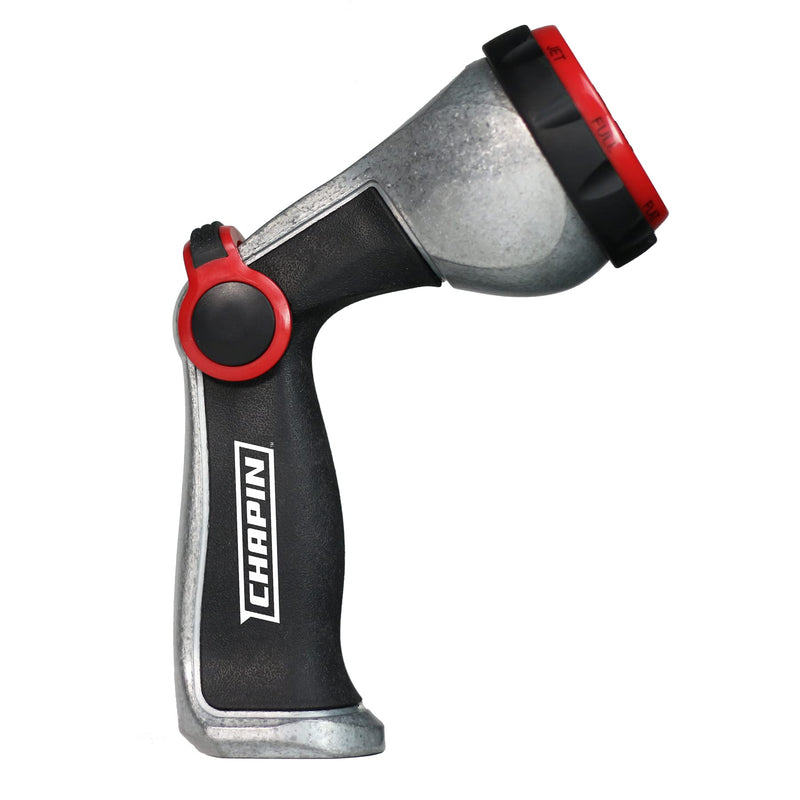 [Australia - AusPower] - Chapin International 4620 Spray Nozzle, Black/Red Nozzle-7-Way Deluxe W/Thumb Latch 