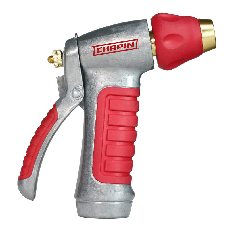 [Australia - AusPower] - Chapin International 4600 Spray Nozzle, Silver/Red Nozzle - Adjustable 