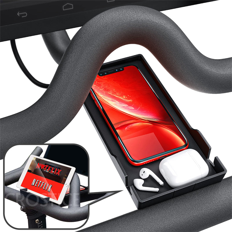[Australia - AusPower] - Crostice Phone Tray for Peloton, Upgraded Cell Phone Holder for Peloton Bike & Bike+, Accessories for Peloton 