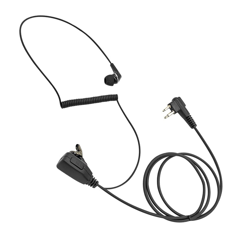 [Australia - AusPower] - WODASEN in-Ear Earpiece 2-Pin Walkie Talkie Headset with PTT Mic Compatible with Motorola CLS1410 CLS1110 CLS1413 CLS1450 CP200 CP200d 