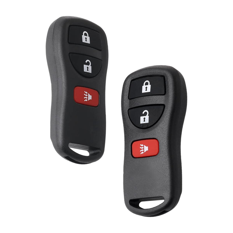 [Australia - AusPower] - OCESTORE 2Pcs Car Key Fob Keyless Entry Remote KBRASTU15 3-btn Compatible with QX4 FX35 FX45 Armada CWTWB1U415 CWTWB1U733 CWTWB1U821 Frontier Quest Sentra 