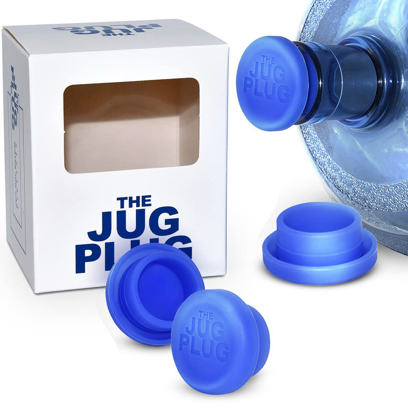 [Australia - AusPower] - The Jug Plug - 5 Gallon Water Jug Reusable Replacement Cap - Silicone No Spill Top Lid Cover fits 55mm Bottles - Pack of 3 