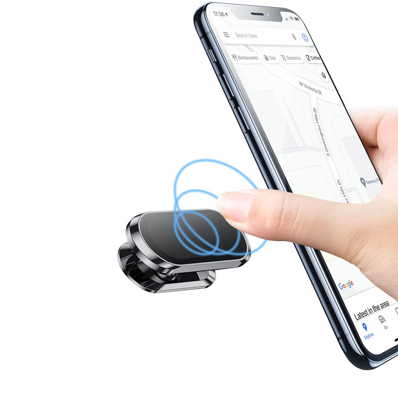[Australia - AusPower] - Knovotch Magnetic Car Mount, [Super Magnets] Magnetic Phone Holder for Car, [361° Rotation] Car Magnetic Phone Mount Compatible with iPhone, Samsung, and More… 2 Pack 