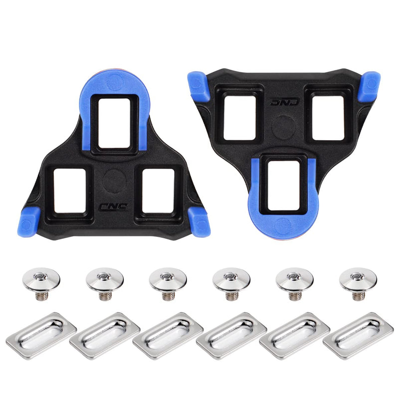 [Australia - AusPower] - Chooee Road Bike Cleats for Shimano SPD-SL SM-SH10 SM-SH11 SM-SH12 Cleats Speed-SL Bicycle Pedals Cleat Blue-CH12 