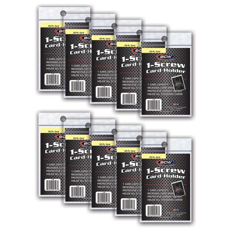 [Australia - AusPower] - BCW 1-Screw 20 pt Card Holder - 10 ct 