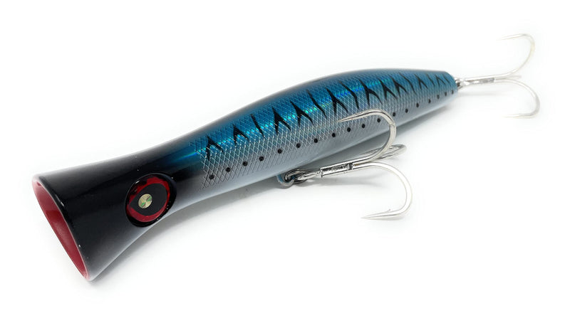 [Australia - AusPower] - Capt Jay Fishing Saltwater Popper Lures topwater Floating Fishing Lures Surf Fishing Floating Lure, Poppers, Fishing Lures, Surf Fishing Lures Blue mackerel 200.0 Millimeters 