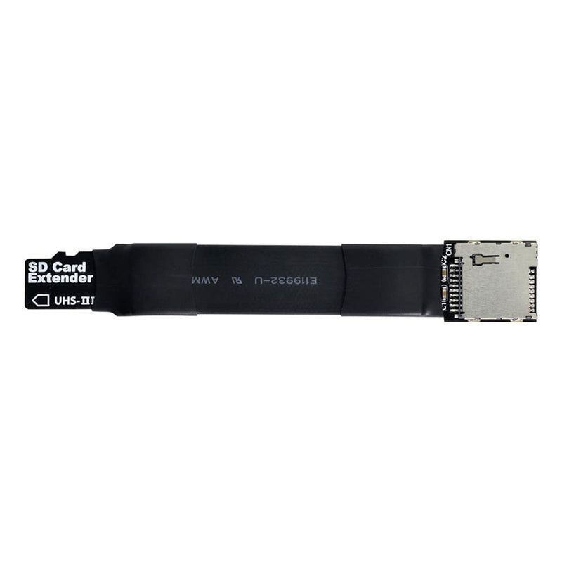 [Australia - AusPower] - Xiwai TF Micro SD Male Extender to TF Card Female Extension Cable Adapter Flexible SD/SDHC/SDXC UHS-III UHS-3 Black TF Male - TF Female 