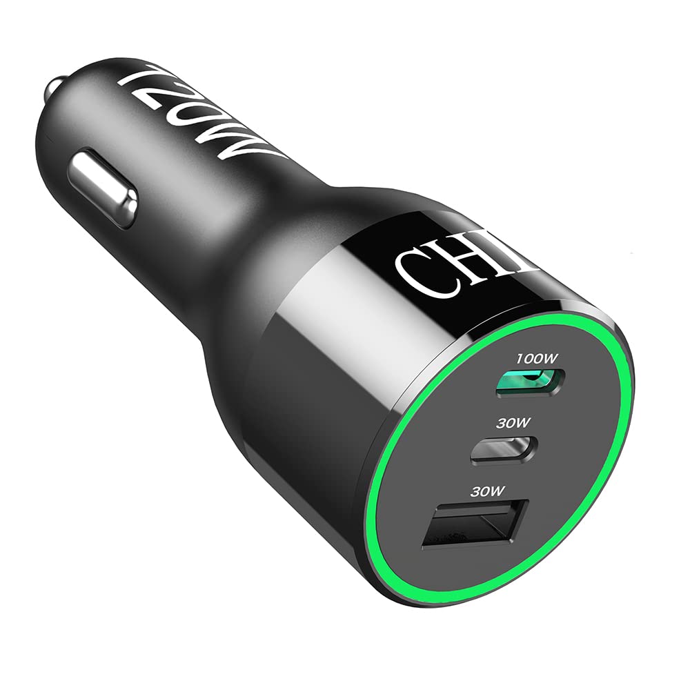 [Australia - AusPower] - USB C Car Charger, CHIPOFY 120W PD3.0 100W PPS 45W QC5.0 30W Super Fast Charging LED Automobile Charger for MacBook Laptop, iPhone 13 12 Pro Max, Samsung S21 Ultra Note 20, iPad and More 