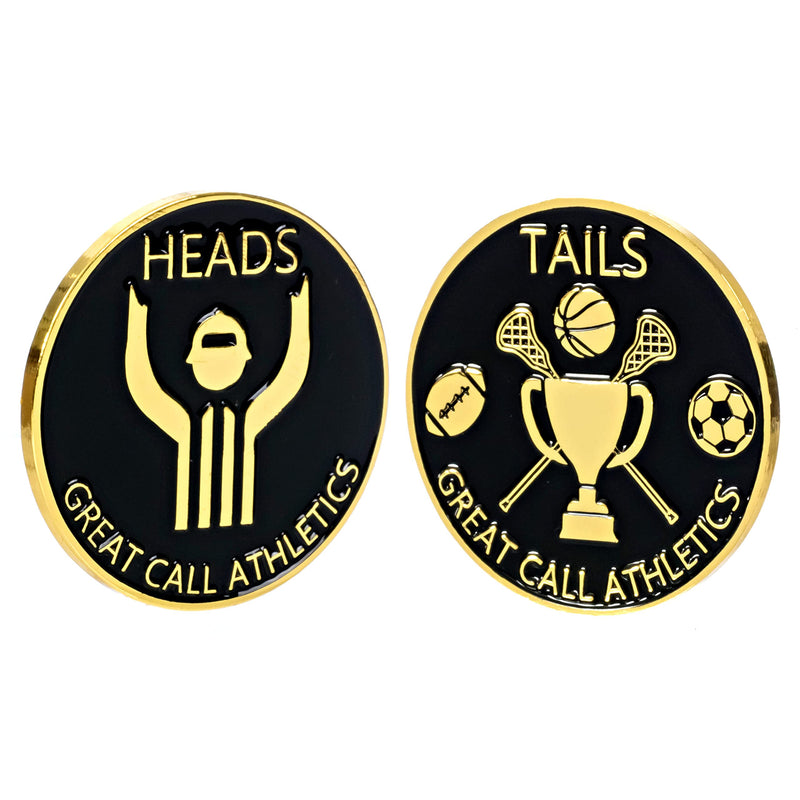 [Australia - AusPower] - Great Call Athletics | Referee Official Flip Coin | Football Soccer Volleyball Lacrosse | Official's Choice! 
