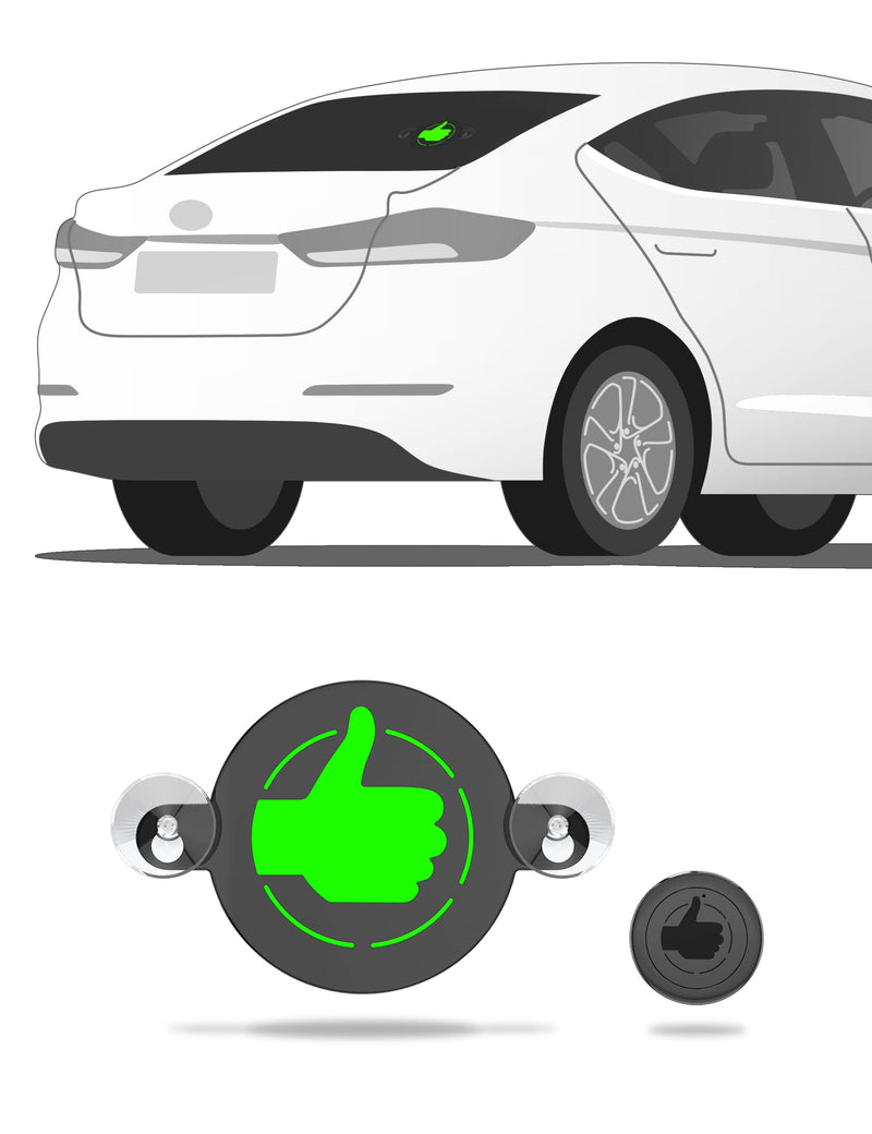 [Australia - AusPower] - Car Back Light Car Turning Light with Thank You Big Thumb Batteries are not Included 