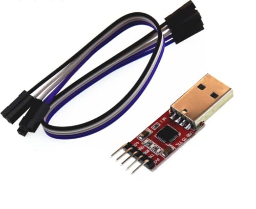 [Australia - AusPower] - #10Gtek# CP2102 USB to TTL Module downloader Serial Converter Adapter, with Jumper Wires UART STC 3.3V and 5V x1 