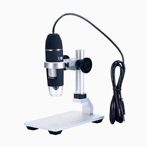 [Australia - AusPower] - Eyes.sys USB Microscope 1000X Magnification with Adjustable Stable Stand for Adults Kids Students Nature Observation&Scientific Exploration 