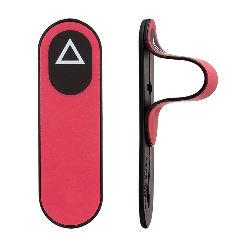 [Australia - AusPower] - MOMOSTICK Squid Phone Grip /Stand/ Holder/ Kickstand | Wireless Charging | Slim | Two-Way Stand | Fold Flat | Car Mount | New Finger Grip for All Smartphones (Triangle) Triangle 