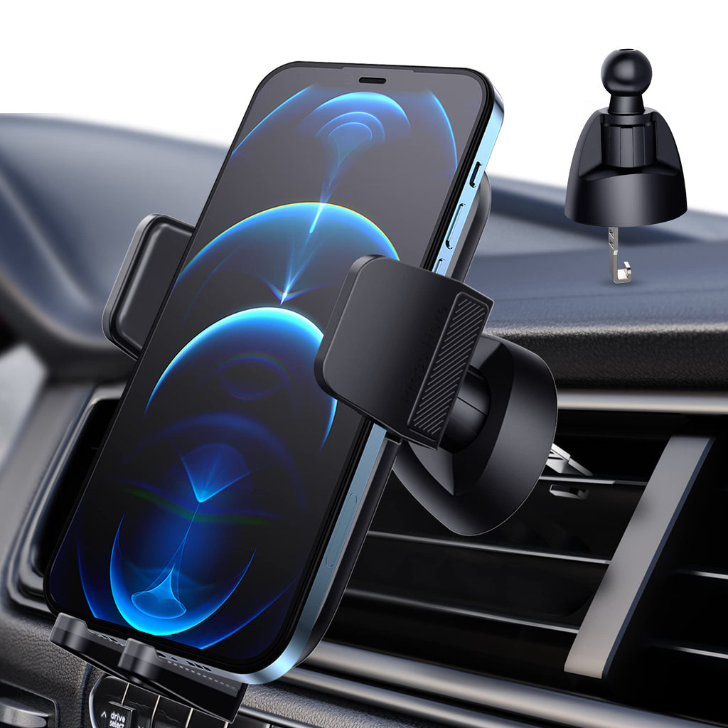 [Australia - AusPower] - TMTXY Car Vent Phone Mount, [Upgraded Never Fall Hook Clip] Air Vent Car Phone Holder Mount, [Adjustable Feet] Phone Holder for Truck [Compatible with 6.7 inches] Vehicle Phone Holder 