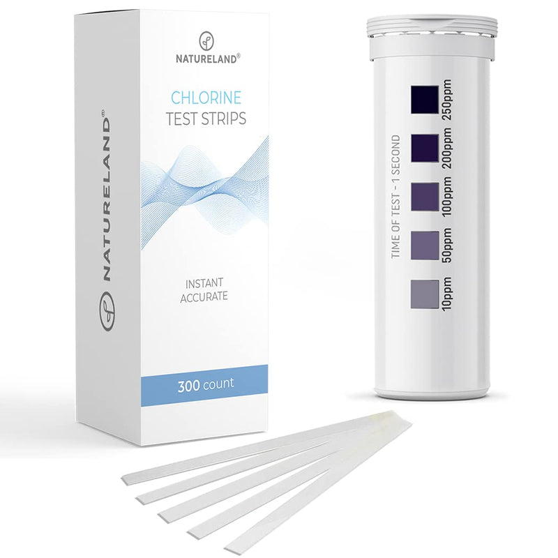 [Australia - AusPower] - [300 Strips] Restaurant Chlorine Test Paper, 10-250 ppm (Value Pack) Instant Result in 1 Second 300PCS 