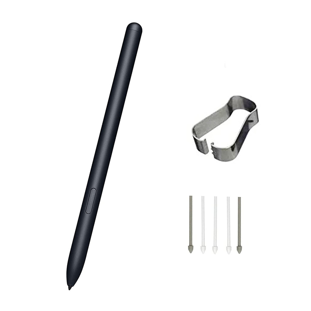 [Australia - AusPower] - Black Tab S7 / S7+ Pen Replacement Pointer Stylus Pen for Samsung Galaxy Tab S7,Tab S7+ Plus S Pen Stylus (Without Bluetooth) + Tips/Nibs 