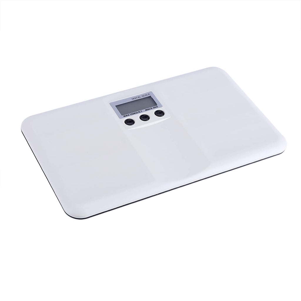 [Australia - AusPower] - Haofy Electronic Body Scales, Digital Scales Battery Powered Household Weighing Scales for Baby Pet Body Weighing, with Blue LCD Backlight Display 