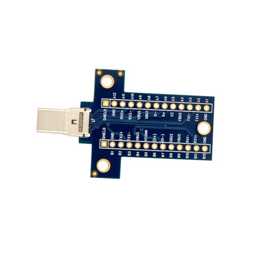 [Australia - AusPower] - USB Type C Male Plug Breakout Board v3.0 