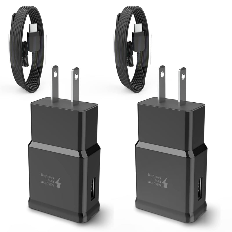 [Australia - AusPower] - Samsung Type C Charger Fast Charging USB C Power Adapter(2Pack) Cell Phone Wall Block for Android Tablet Galaxy LG Motorola Super Charge Box Brick Cable S9 Cord S10 S8 Note S21 Ultra Plus S20 A31 A71 