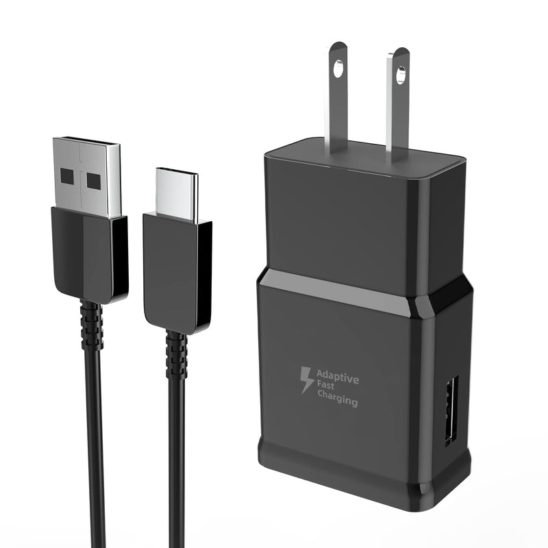 [Australia - AusPower] - USB C Fast Charger Samsung Galaxy Type C Android Cell Phone Wall Charging Power Adapter Cable S9 Cord S10 Block Super S8 Note8 S21 Ultra Plus Note9 S20 A21s A31 Note10 Note20 Compatible with LG Box 