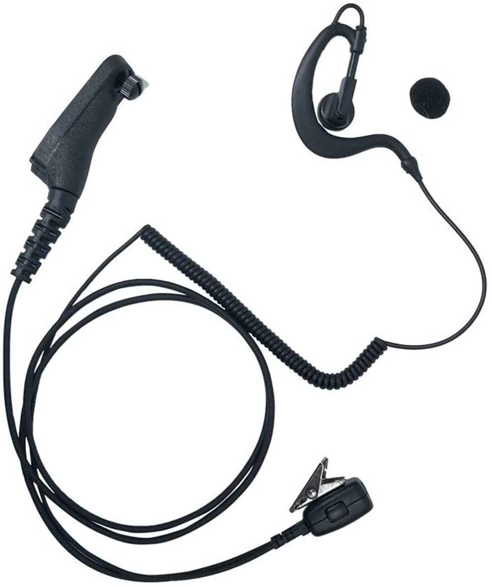 [Australia - AusPower] - Klykon G Shape Earpiece Headset for Motorola MTP850 MOTOTRBO XPR6550 XPR7550 XPR7580 XPR7380 APX6000 APX4000 XPR7350 APX7000 XPR6350 Walkie Talkie 2 Way Radio 