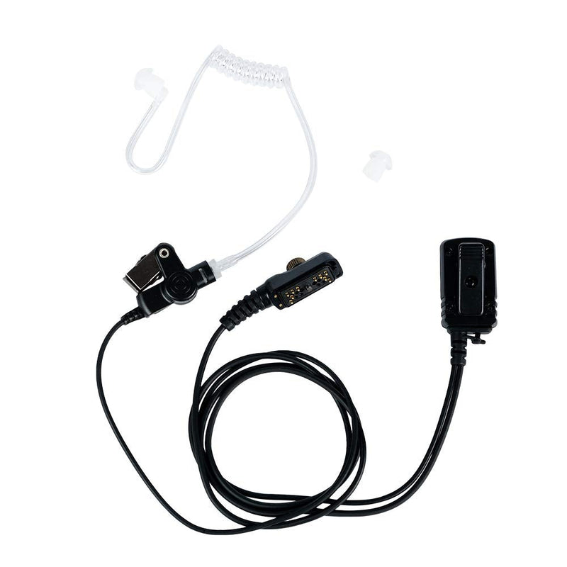 [Australia - AusPower] - Klykon Covert Acoustic Tube Surveillance Earpiece Headset Mic PTT Kit for Hytera Pd700 Pd780 Pd785 PD700G PD790Ex PT580 PT580H Multi Pin Two Way Radio Walkie Talkie 