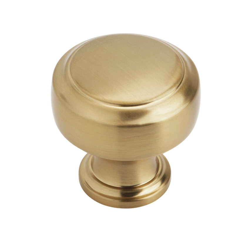[Australia - AusPower] - Amerock | Cabinet Knob | Champagne Bronze | 1-3/16 inch (30 mm) Diameter | Highland Ridge | 1 Pack | Drawer Knob | Cabinet Hardware 
