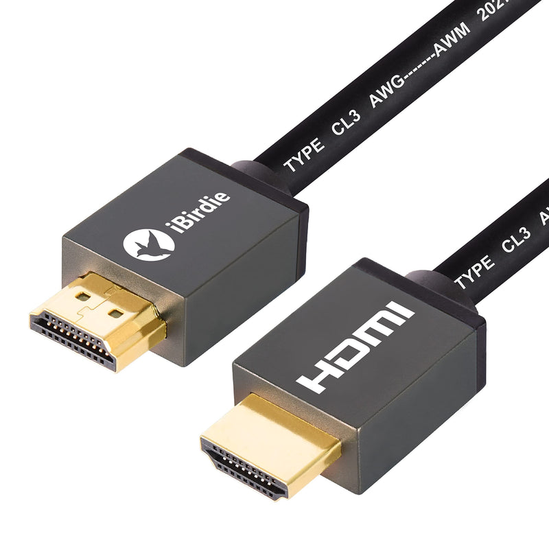 [Australia - AusPower] - 4K HDR HDMI Cable 30 Feet in-Wall CL3 Rated 4K60Hz (HDR10 8/10bit 18Gbps HDCP2.2 ARC CEC) High Speed Ultra HD Cord Compatible with Apple-TV PS4 Xbox PC Projector Speaker 30Feet 