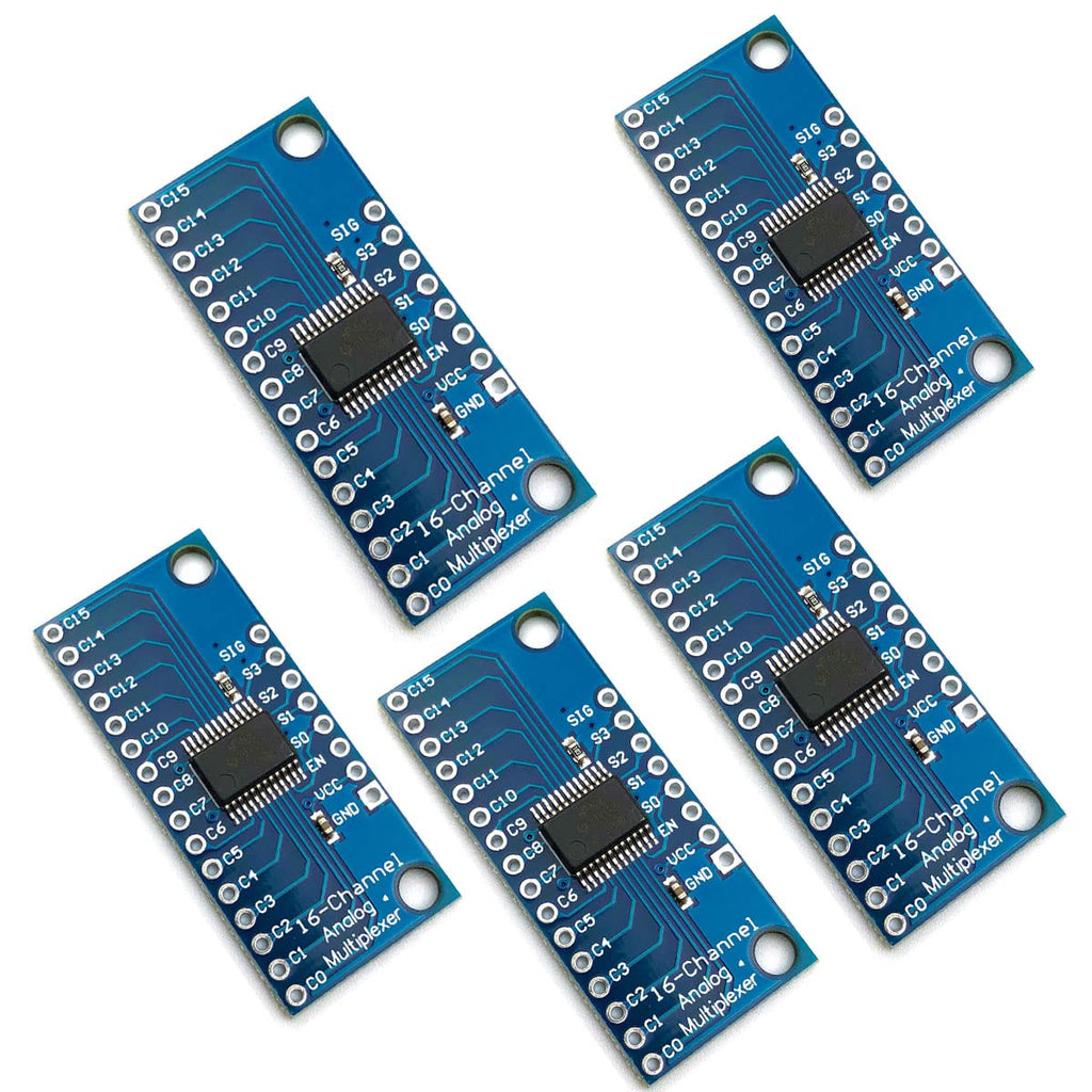 [Australia - AusPower] - FainWan 5Pcs 16CH Analog Digital Multiplexer Breakout Board Module CD74HC4067 CMOS Precise Module Compatible with Ar-duino 