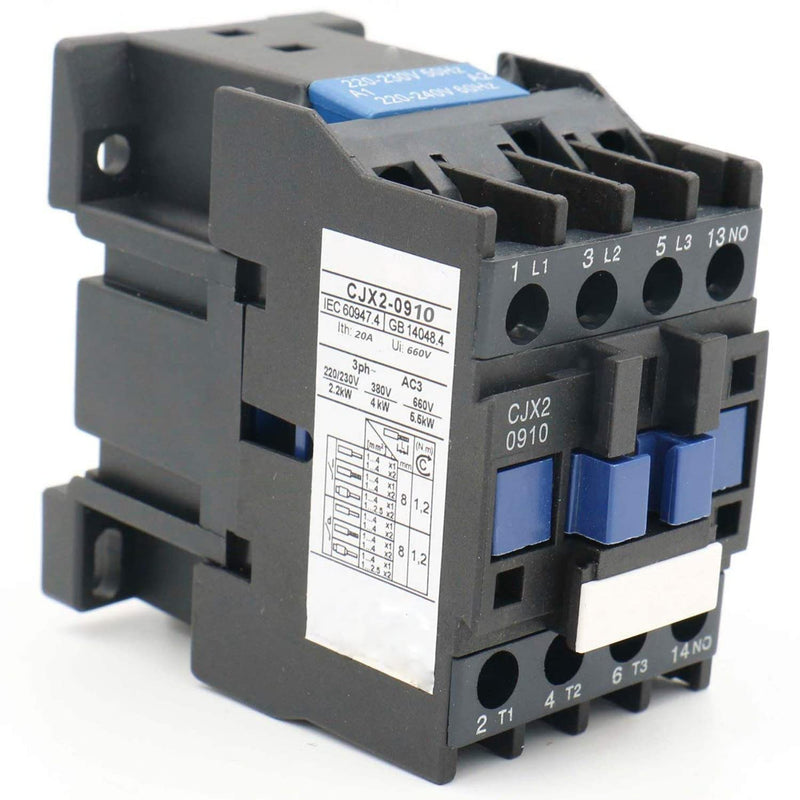 [Australia - AusPower] - XMHF AC Contactor CJX2-0910 220V 50/60Hz Coil 3 Pole Normally Open 660V Ui 20 Amp 