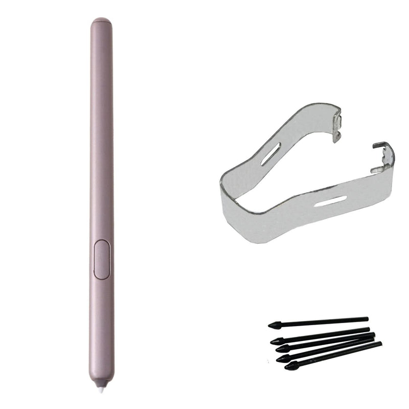 [Australia - AusPower] - Galaxy Tab S6 Lite Stylus Pen Touch Screen Stylus S Pen Replacement Part for Samsung Galaxy Tab S6 Lite SM-P610N EJ-PP610 with Tips/Nibs Tweezer (Chiffon Rose) 