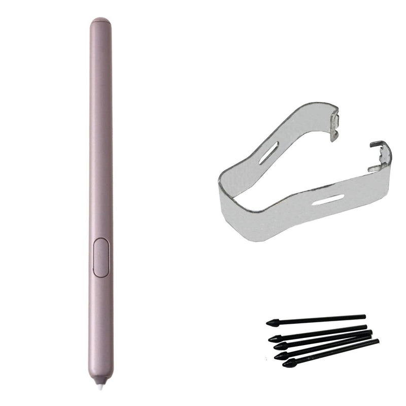 [Australia - AusPower] - Galaxy Tab S6 Lite Stylus Pen Touch Screen Touch Screen Stylus S Pen Replacement Part for Samsung Galaxy Tab S6 Lite SM-P610N EJ-PP610 with Tips/Nibs Tweezer (Chiffon Rose) 