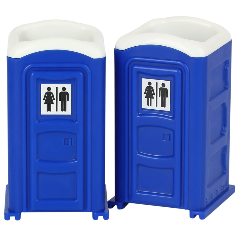 [Australia - AusPower] - Porta Potty Shot Glasses, Funny Shotglasses, Bathroom Humor Gag Gift, Set of 2, 2 Oz 