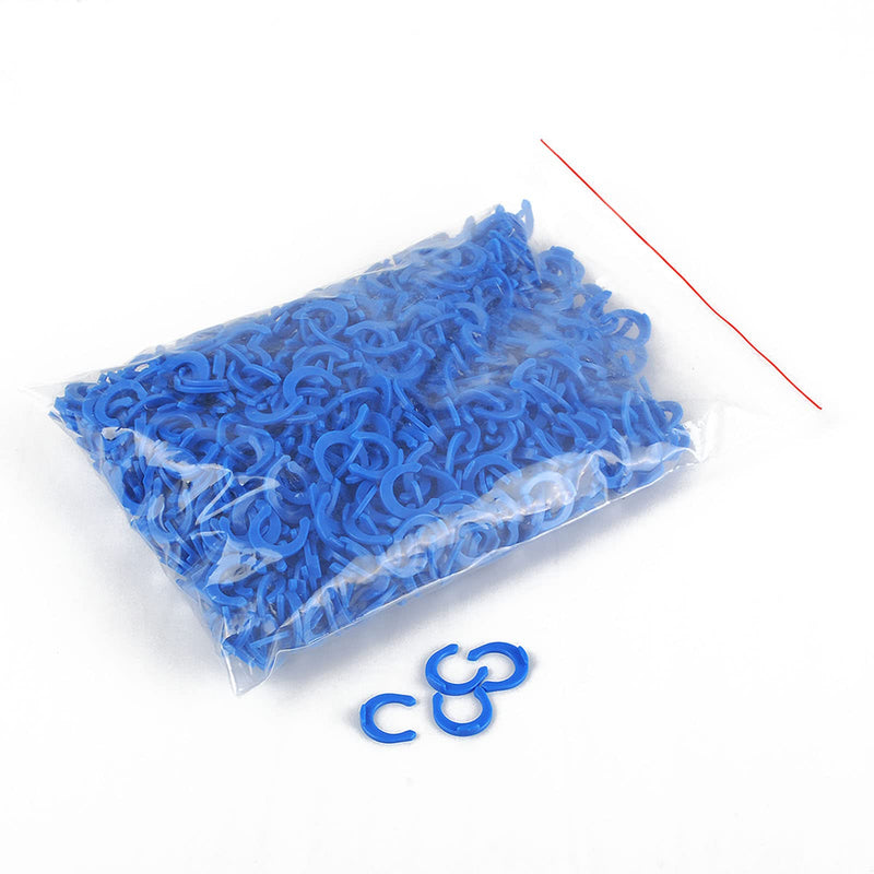 [Australia - AusPower] - EZRODI 60pcs Quick Connect Locking Clips Blue Push Connect Clips Plumbing Clip for Locking Quick Connect Fittings(Pack of 60) (60, 3/8''), 3/8 Inch 