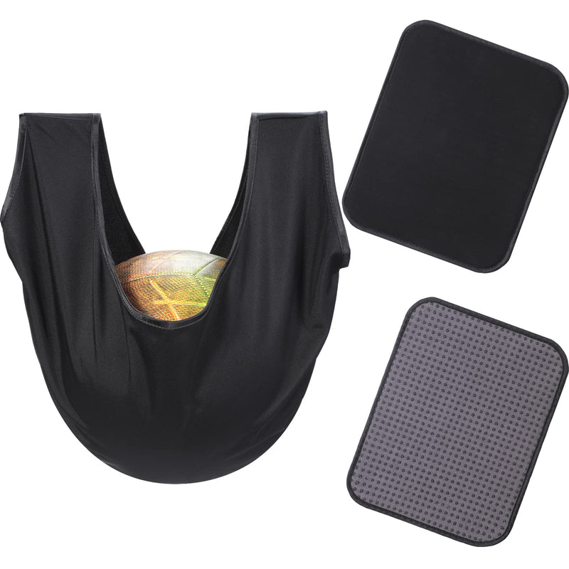 [Australia - AusPower] - Zhanmai Bowling Ball Polisher and 2 Pieces Shammy Bowling Towel 10 x 8 Inches, Bowling Ball Cleaner See Saw Bowling Towel Black Microfiber Bowling Polisher Easy Grip Bowling Rag Bowling Accessories 