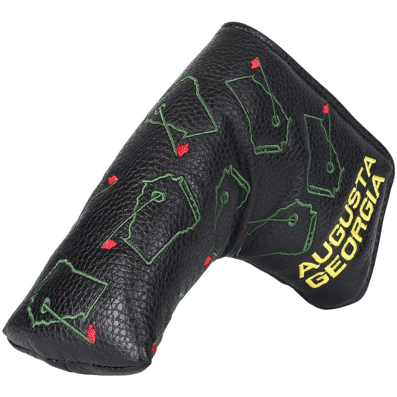[Australia - AusPower] - Studio Crafted Augusta Georgia Golf Blade Putter Head Covers Magnetic Closure 